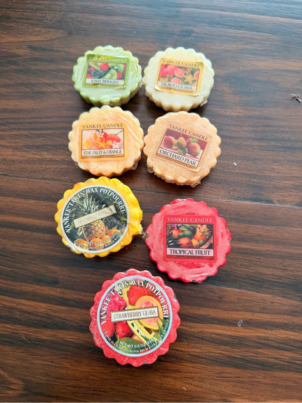 Yankee candle wax tarts fruity retired scents
